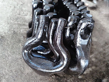 礦用開口式鏈接環 18*64馬蹄扣 刮板機配件馬蹄環 淬火處理硬度耐磨
